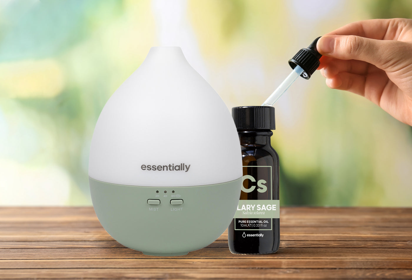 How many drops of essential oil to use in your diffuser?