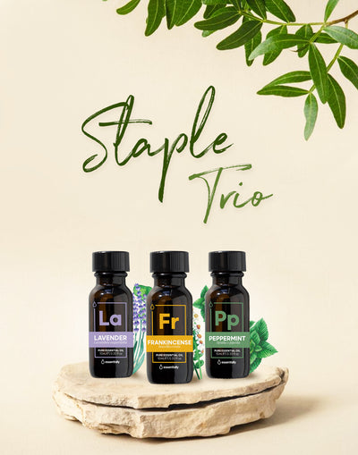 Staple Trio - Three Organic Essential Oils you can't live without - Essentially Co Australia